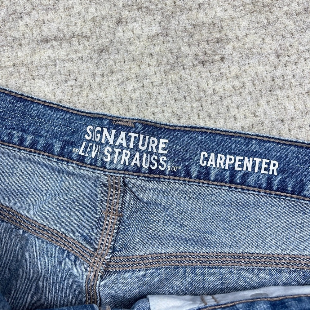 Vintage Y2K Levis Carpenter Jeans Men 40x30 Baggy Skate Grunge Work Wear A33 - Picture 4 of 16